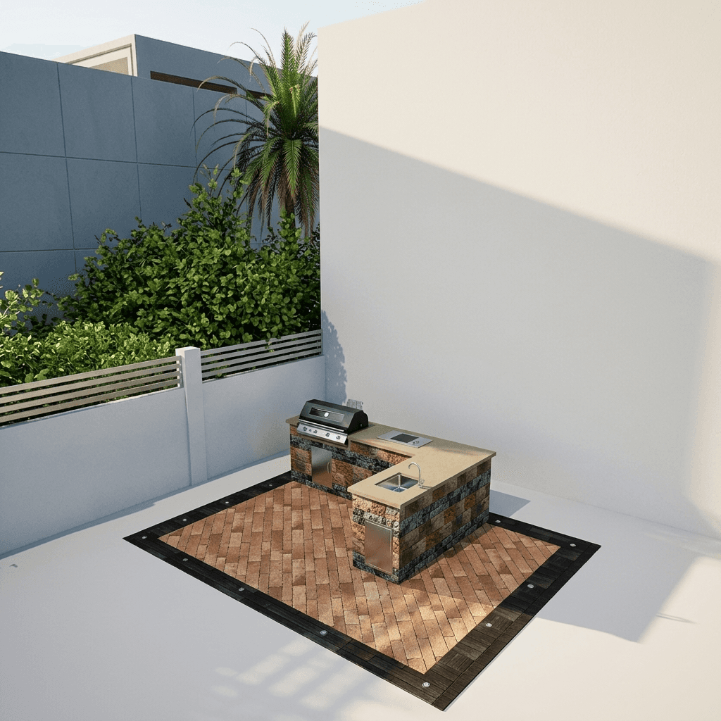 Outdoor Kitchen 4017 - 5.00 x 4.00 m